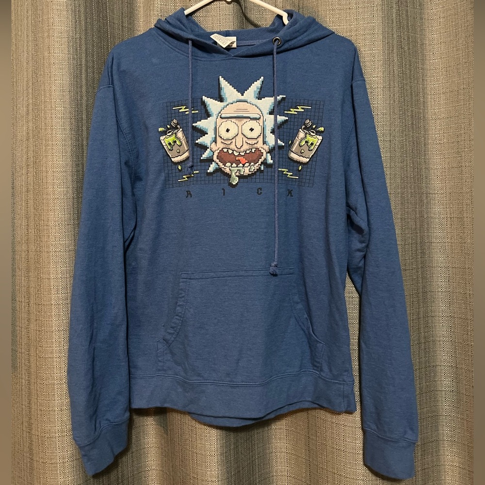Blue Graphic Hoodie